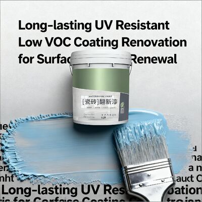 تجديد الطلاء المقاوم للأشعة فوق البنفسجية لفترة طويلة منخفضة لـ VOC لتجديد الطلاء السطحي
