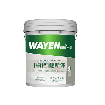 Buen precio 24 meses de garantía No tóxica Seca rápida pintura de madera a base de agua para renovación de gabinetes en línea
