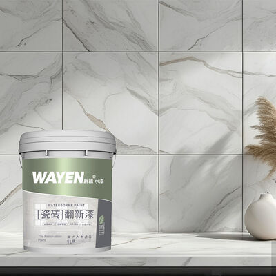 Buen precio Pintura de azulejos a base de agua con fuerte adhesión para baño y cocina Renovación de azulejos cerámicos en línea