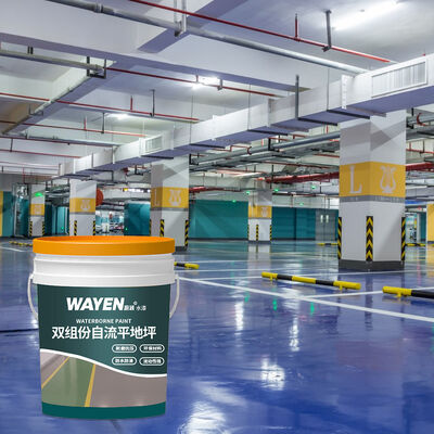 Harga yang bagus Eco-Friendly Wear Resistant Anti-Slip Epoxy Floor Paint Air-Based Self-Leveling Resin Floor Coating on line