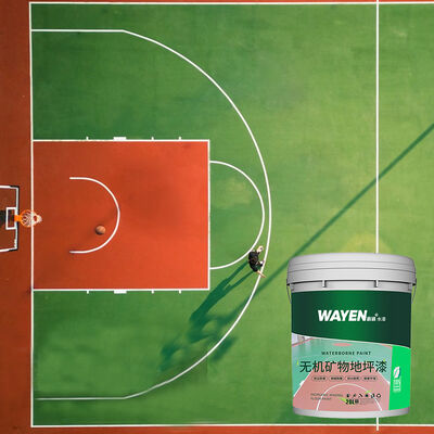 Good price High-temperature resistant and fireproof inorganic floor paint with PH5 alkali resistance for durable epoxy water-based coating online