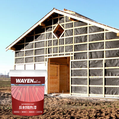 Goede prijs 6 uur Drogen Warmte isolerende verf Reflectieve thermische isolatie coatings online