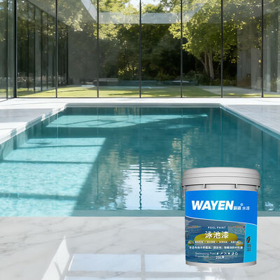 Bom preço Antibacterial Pintura de piscina à base de água Polímero resistente à água para a renovação de piscinas on-line
