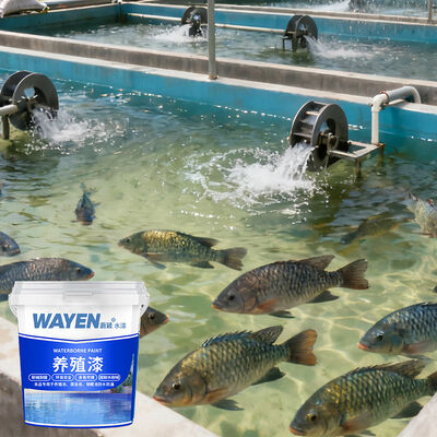 Harga yang bagus Peninggalan Aquaculture Cat Warna Disesuaikan Lukisan Koi Di Kolam cepat kering on line