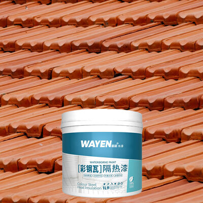 Buen precio Color de acero pintura térmica temperatura de enfriamiento superficie metálica de protección de pintura en línea