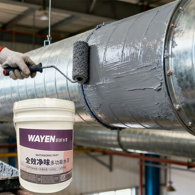 Buen precio Retardante de fuego grueso, pintura industrial a base de agua, resistencia al choque en línea