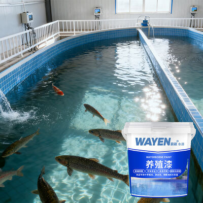 Bon prix Couche de bâtiment Peinture de l'aquaculture 6 heures Séchage de la peinture de l'étang de koi Anti-filtrage en ligne