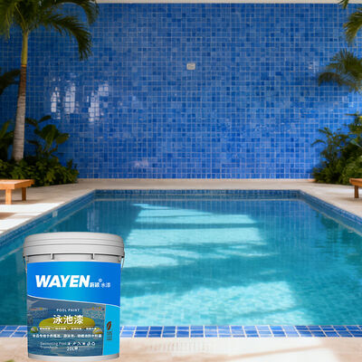 Buon prezzo Water Resistant Water Based Pool Paint 3 Hours Drying Moisture Resistant Paint in linea
