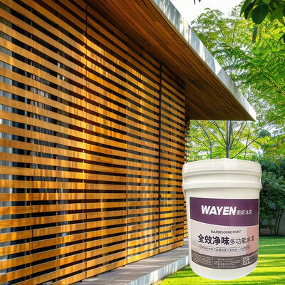 Buen precio Pintura para exteriores a base de agua, resistente al moho, sellador de madera exterior, barnices de polímero acrílico en línea