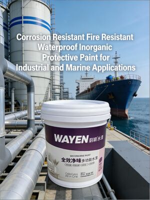 Bon prix Peinture de sol à base d'eau résistante à la corrosion Peinture inorganique résistante au feu pour la marine en ligne
