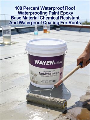 Goede prijs 100% waterdicht verf hoge UV-bescherming 50 - 100 micron kelderverf online