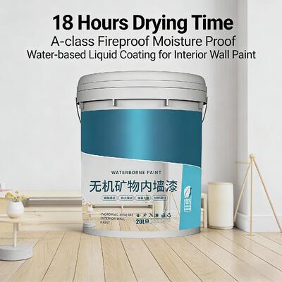 Good price 18 Hours Drying Time A-class Fireproof Moisture Proof Water-based Liquid Coating for Interior Wall Paint online