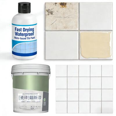 Chất lượng Fast Drying Waterproof Water-based Tile Paint with Strong Adhesion for Ceramic Tile Renovation Nhà máy
