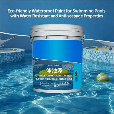 Good price Eco-friendly Waterproof Paint for Swimming Pools with Water Resistant and Anti-seepage Properties online