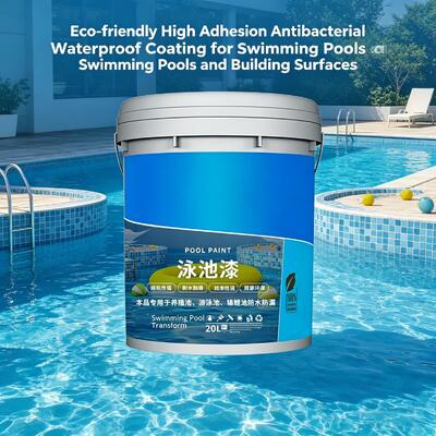Good price Eco-friendly High Adhesion Antibacterial Waterproof Coating for Swimming Pools and Building Surfaces online