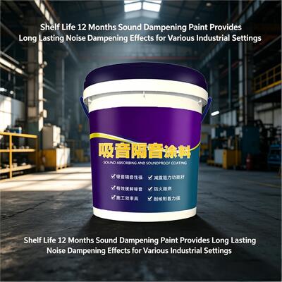 Bom preço Pintura insonorizada com baixo teor de COV com acabamento semi-mate e duração de 12 meses para redução de ruído on-line