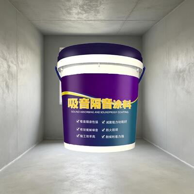 Buen precio Pintura insonorizada de bajo VOC con acabado semimate y vida útil de 12 meses para reducir el ruido en línea