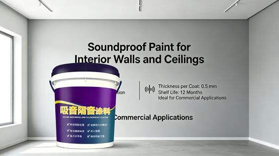 Giá tốt. Sơn chống âm với độ dày 0,5 mm mỗi lớp và thời hạn sử dụng 12 tháng để giảm tiếng ồn hiệu quả trực tuyến