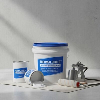 Bon prix Épaisseur de 100 à 300 microns par couche Couche isolante thermique Compatible avec l'application de pulvérisation de rouleaux à brosse fournissant une protection thermique en ligne