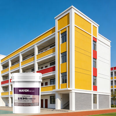 Giá tốt. Trang trí tường ngoại thất sang trọng Lớp phủ chống thấm chịu được thời tiết Độ che phủ cao Chống bẩn Sơn chống ẩm thân thiện với môi trường trực tuyến