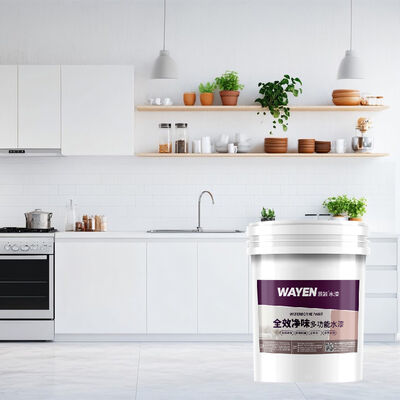 Bom preço W-8500 Anti-mofo e antibacteriano pintura de parede interior efeito completo e sabor claro pintura de parede interior multifuncional à base de água on-line